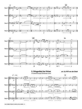 Six Christmas Carols in a Box - Partition